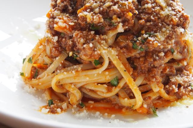 Pradelle Buffalo Sauced Pasta.