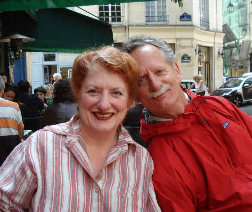 Kay and Don in Paris.