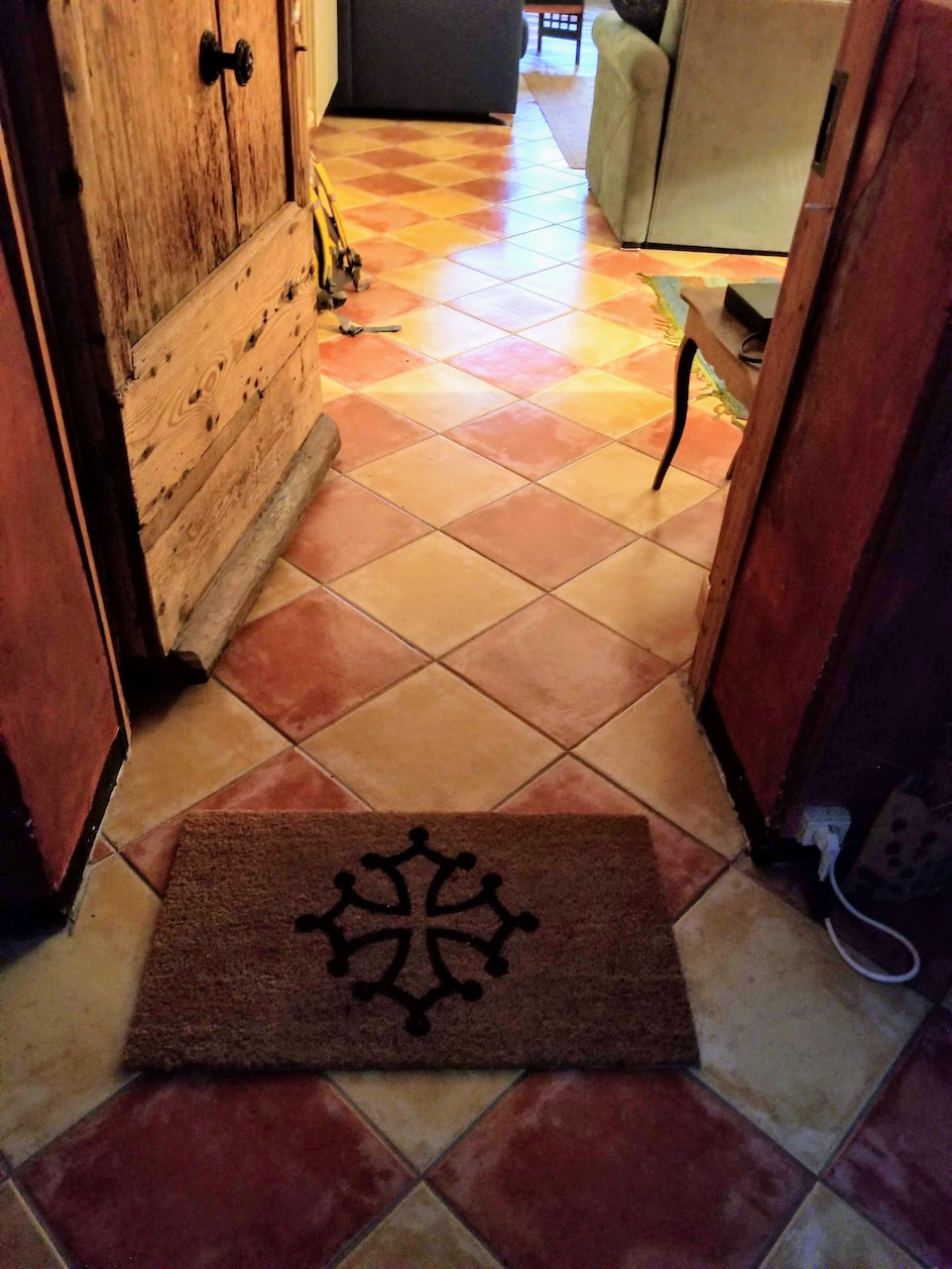 Cathar Cross Door Mat.