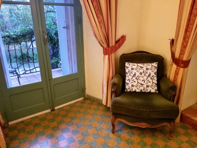 Bedroom 1 corner chair.