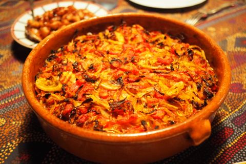 Duck and Vegetable Tian.